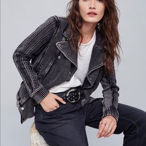 Free People Cotton Moyo Sweater Jacket